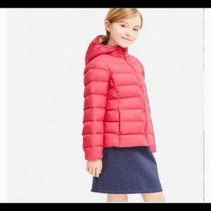NWT UNIQLO KIDS WARM PADDED PARKA $39 sz 7-8